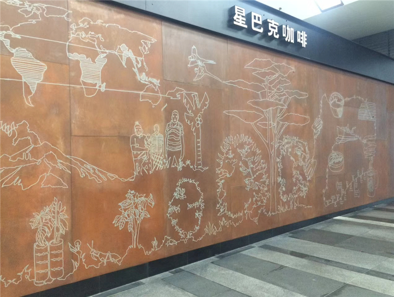 浦北耐候钢幕墙
